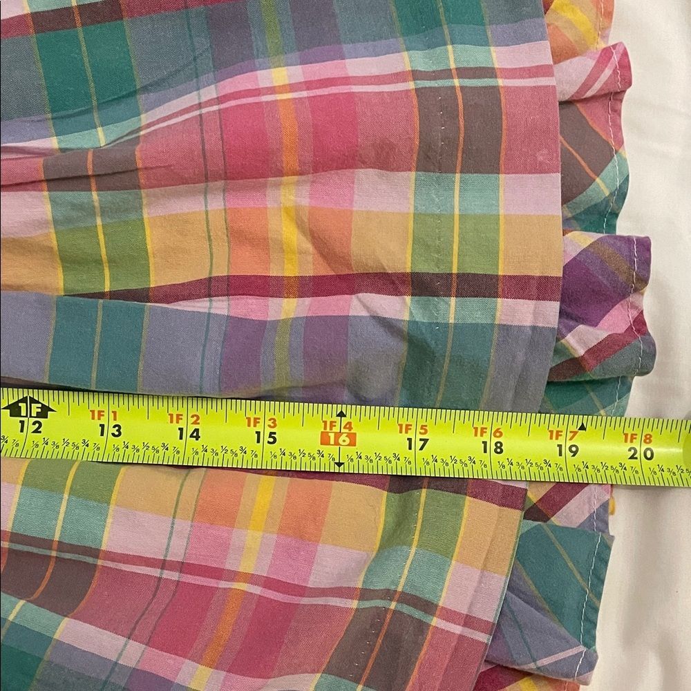 Ralph Lauren Plaid Madras Cotton Sleeveless Dress Infant Size 24 Months Preppy - Picture 8 of 12